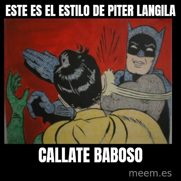 Batman Slappp meme: este es el estilo de piter langila / callate baboso