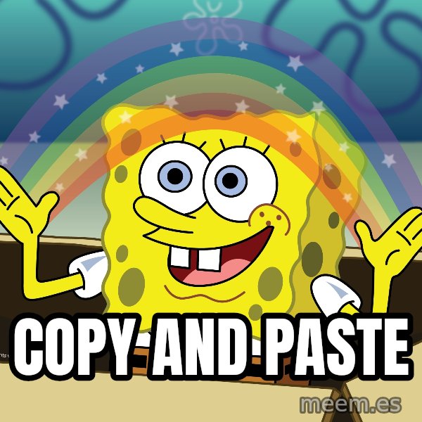 spongebob rainbow meme: copy and paste
