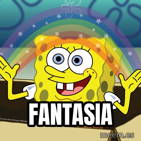 spongebob rainbow meme: FANTASIA