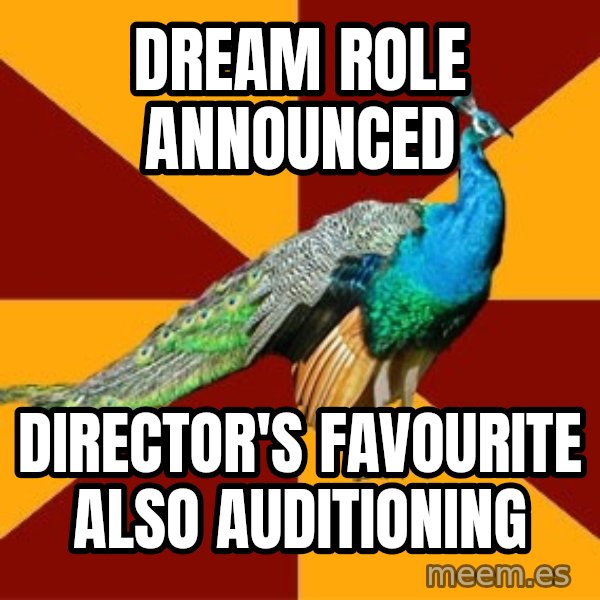 Thespian Peacock meme: Dream role announced / Director's favourite also auditioning