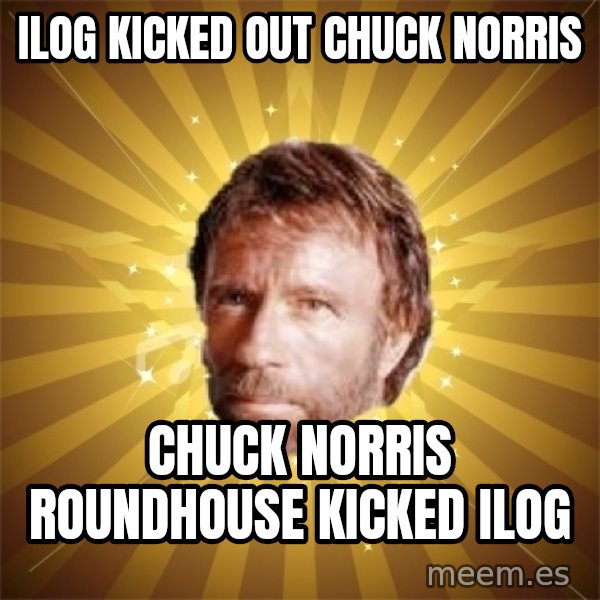 Chuck Norris Advice meme: ilog kicked out chuck norris / chuck norris roundhouse kicked ilog