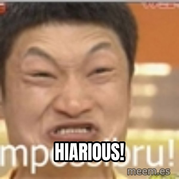 Impossibru Guy meme: Hiarious!