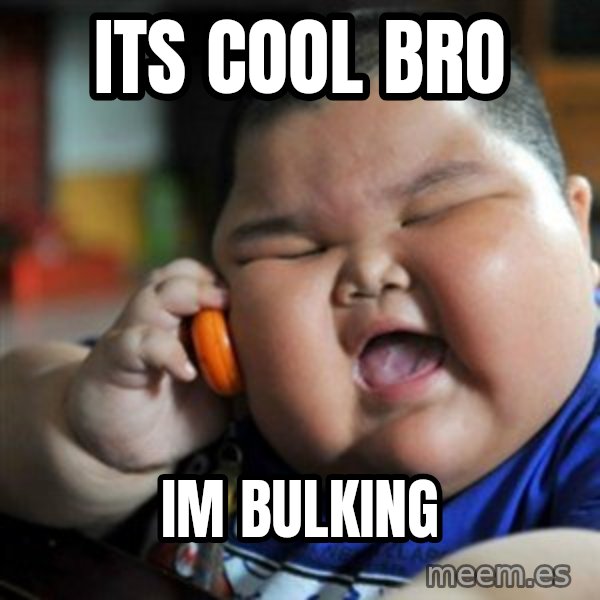 fat chinese kid meme: Its cool bro / Im bulking
