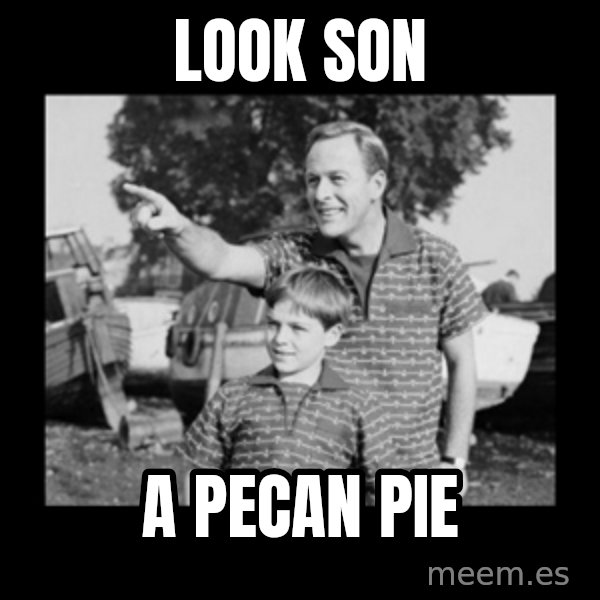 look son a faggot meme: look son / a pecan pie