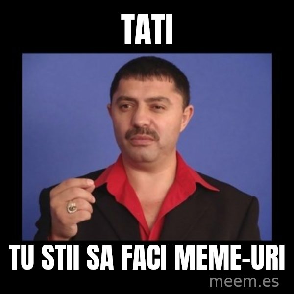 Manelistul Nicolae Guta meme: tati / tu stii sa faci meme-uri