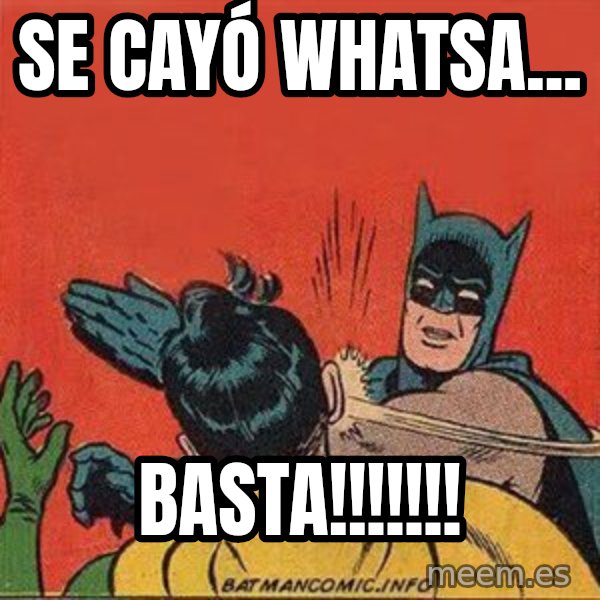 batman slap robin meme: Se cayó whatsa... / basta!!!!!!!