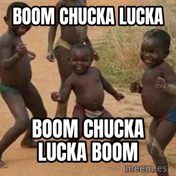 african children dancing meme: boom chucka lucka / boom chucka lucka boom