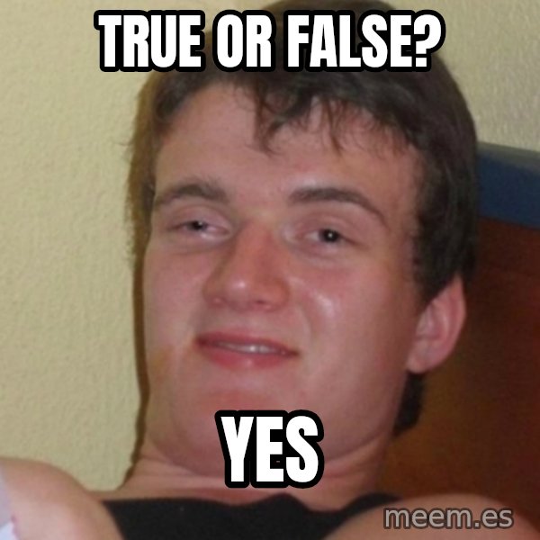 Stoner Stanley meme: True or False? / Yes