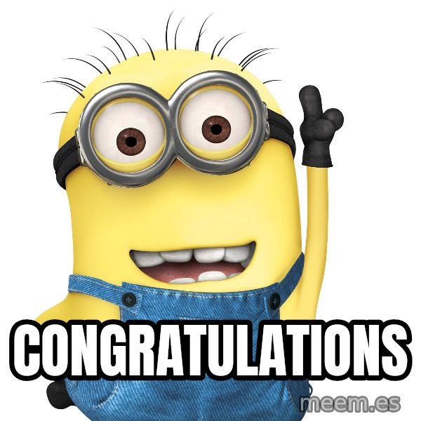 Despicable Me Minion meme: Congratulations