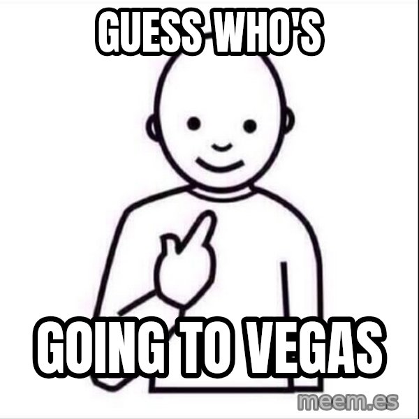 Guess who ? meme: GUESS WHO'S / GOING TO VEGAS