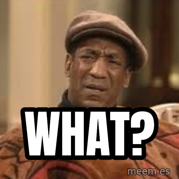 Confused Bill Cosby  meme: what?
