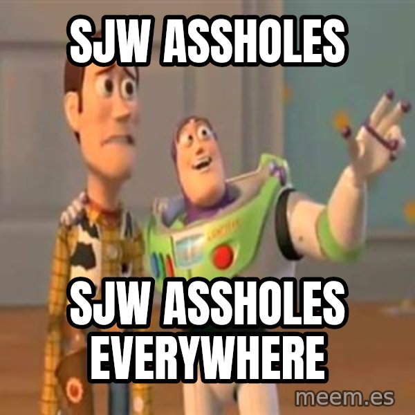 X, X Everywhere  meme: SJW Assholes / SJW Assholes everywhere