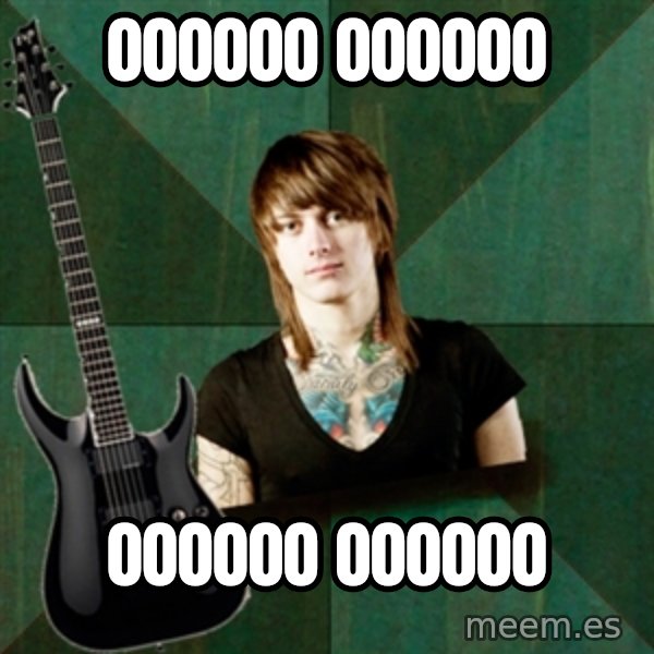 Progressive Guitarist meme: 000000  000000 / 000000  000000