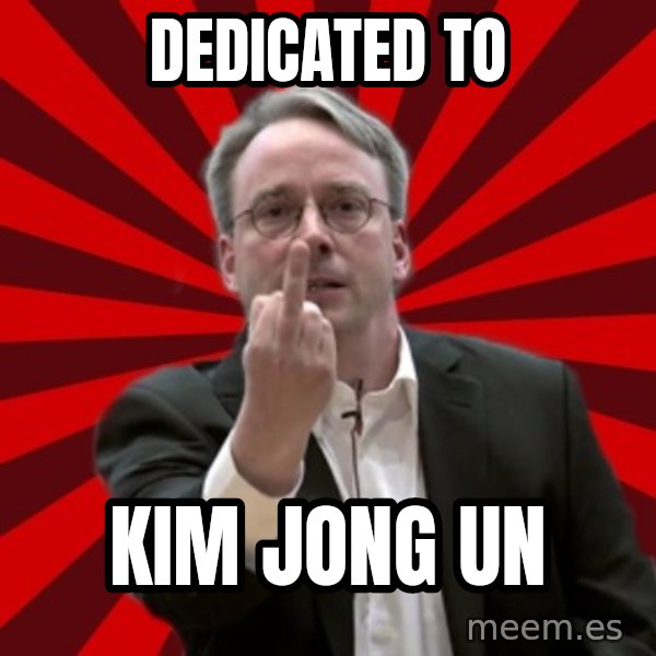 Angry Linus meme: dedicated to / kim jong un