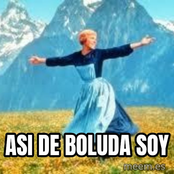 Look at all these meme: asi de boluda soy