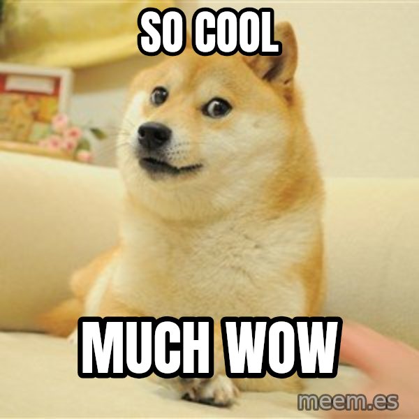 so doge meme: So cool / much wow
