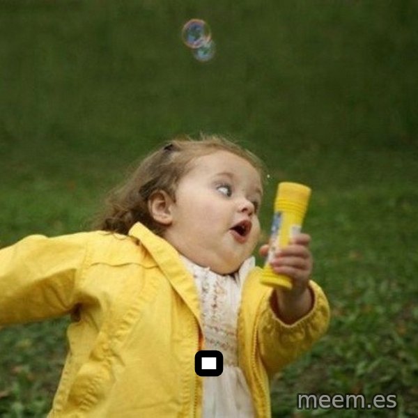 Little girl running away meme: .