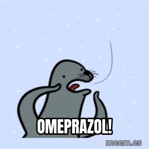 gay seal meme: Omeprazol!
