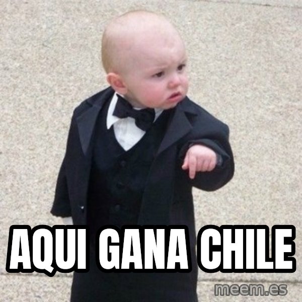 Mafia Baby meme: AQUI GANA CHILE