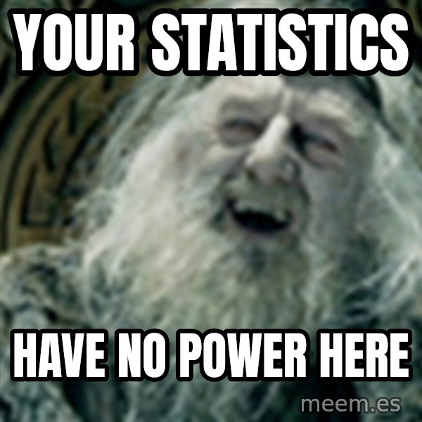 you have no power here meme: Your statistics / Have no power here
