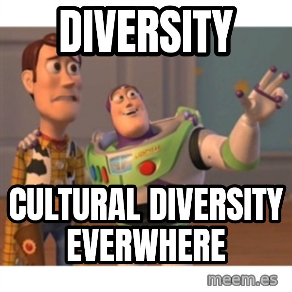 Toy story meme: Diversity / Cultural Diversity Everwhere