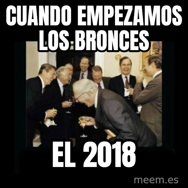 Rich Men Laughing meme: Cuando empezamos los bronces / El 2018
