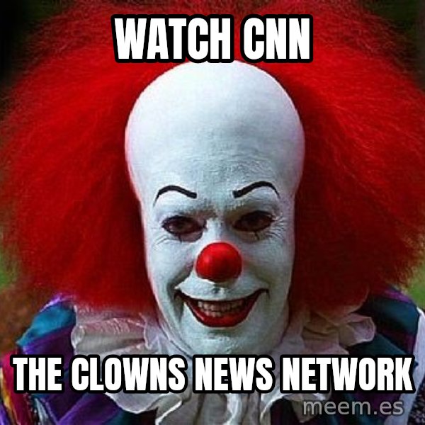 Pennywise the Clown meme: Watch CNN / the clowns news network