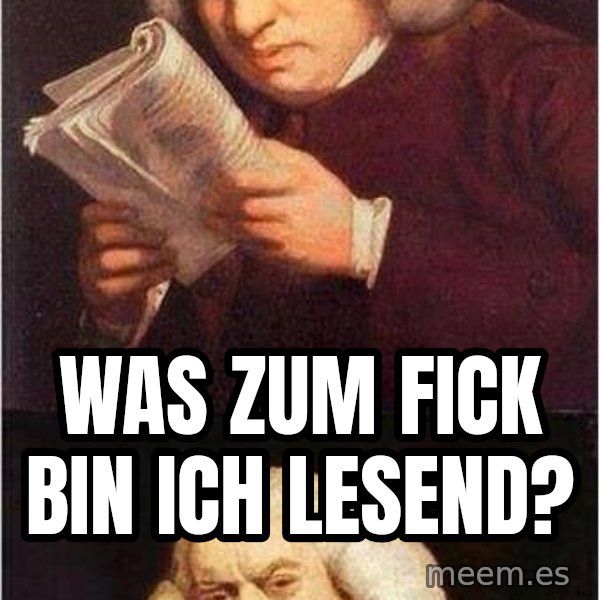 Samuel Johnson meme: Was zum Fick bin ich lesend?