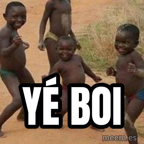 african children dancing meme: Yé boi