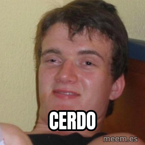 Stoner Stanley meme: Cerdo
