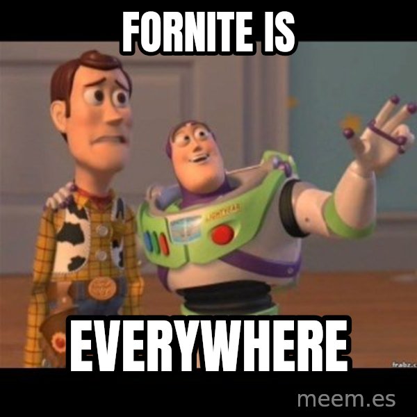 Buzz lightyear meme fixd meme: Fornite Is / Everywhere