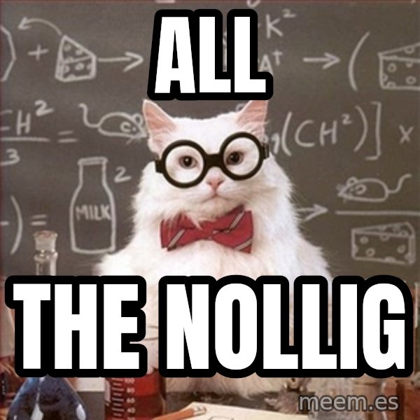 Science Cat meme: all / the nollig