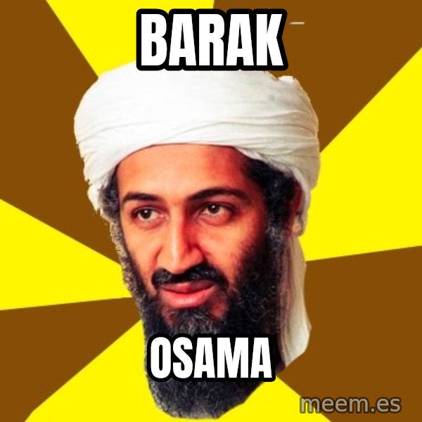 Osama meme: barak / osama