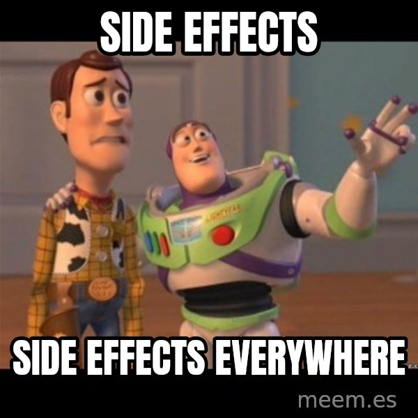 Buzz lightyear meme fixd meme: side effects / side effects everywhere