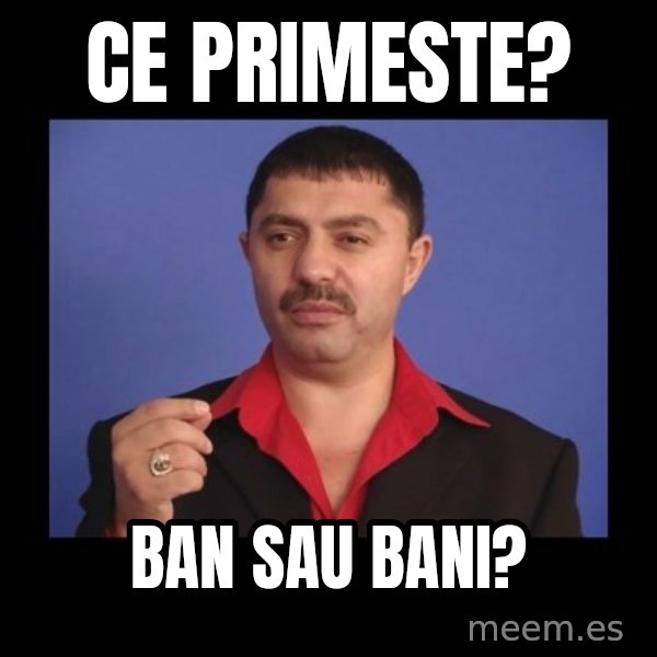 Manelistul Nicolae Guta meme: Ce primeste? / Ban sau bani?