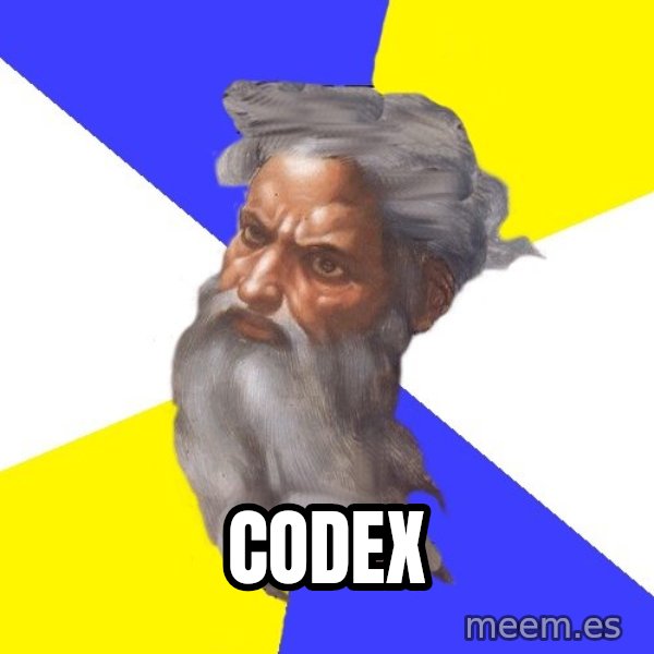 God meme: codex