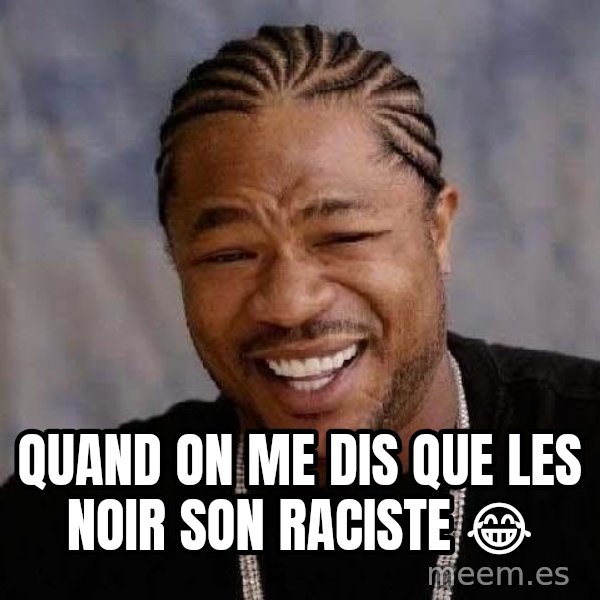 Yo Dawg meme: Quand on me dis que les noir son raciste 😂