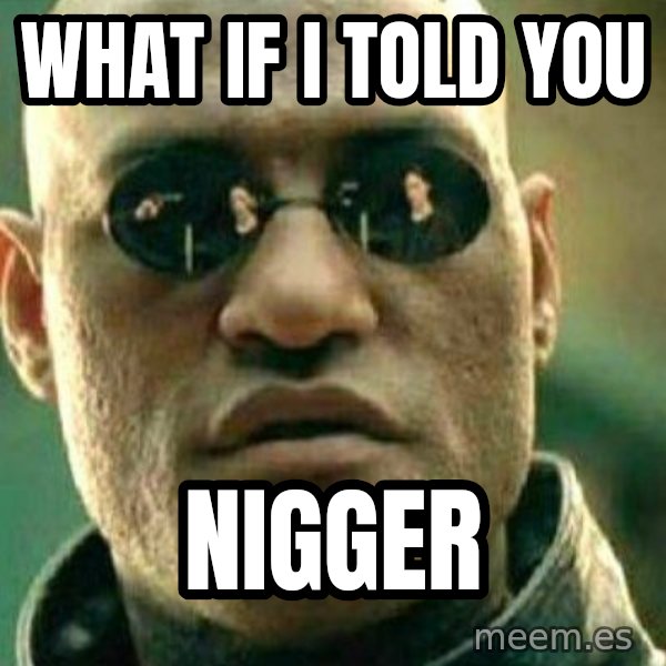 What If I Told You meme: what if i told you / Nigger