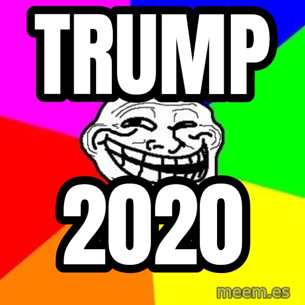 Trollface meme: TRUMP / 2020