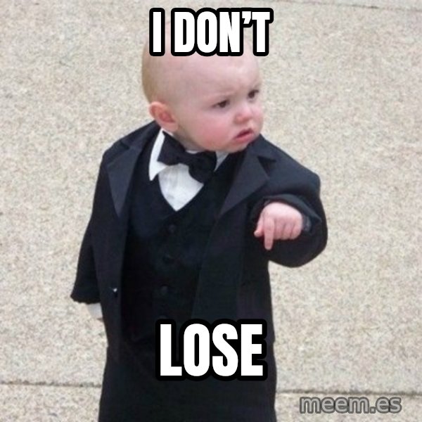 Mafia Baby meme: I Don’t / Lose