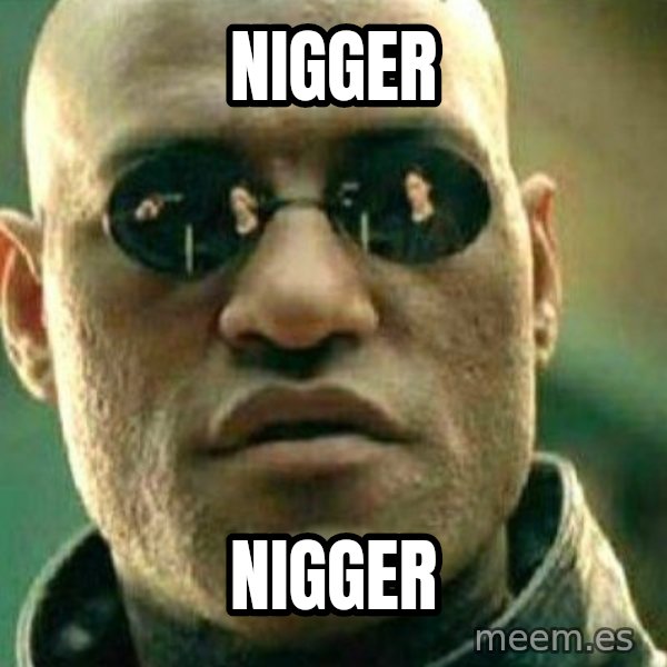 What If I Told You meme: nigger / nigger
