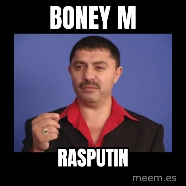 Manelistul Nicolae Guta meme: Boney M / Rasputin