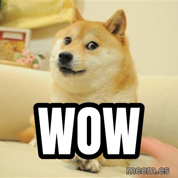 so doge meme: WOW