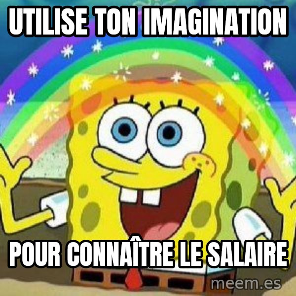 Imagination meme: UTILISE TON IMAGINATION / POUR CONNAÎTRE LE SALAIRE
