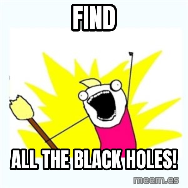 All the things meme: Find / all the black holes!