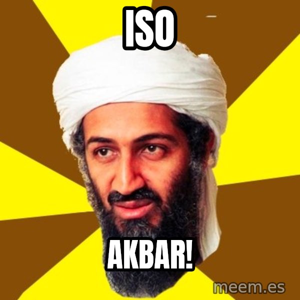 Osama meme: ISO / AKBAR!