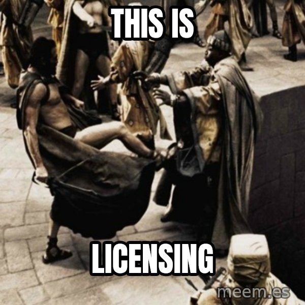sparta kick meme: this is / licensing