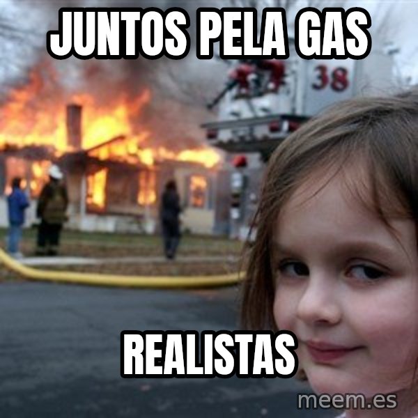 Disaster Girl meme: Juntos pela GAS / Realistas