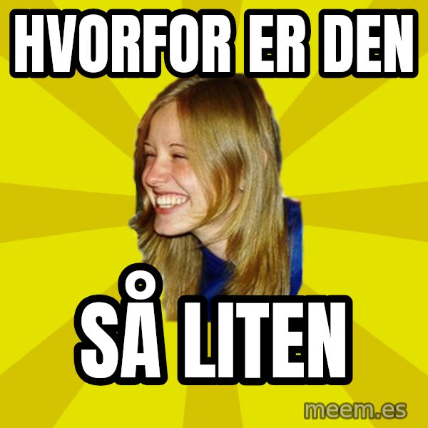 Trologirl meme: hvorfor er den / så liten