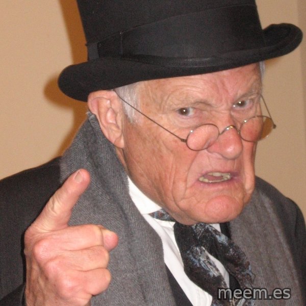 Angry Old Man meme template